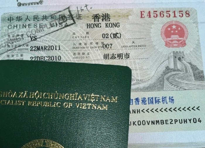 Những vấn đề thường gặp khi xin visa Hong Kong
